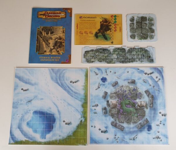 ETERNAL WINTER Expansion for Dungeons and Dragons Fantasy Adventure Board Game - Parker 2003