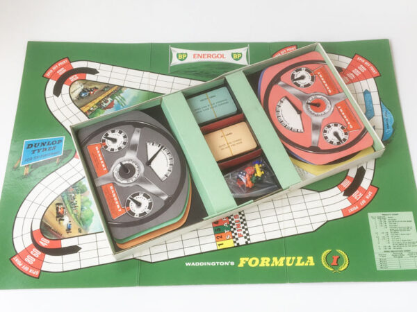 'Formula 1' board game 1st Edition by Waddington 1960's