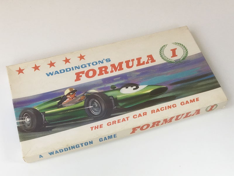 'Formula 1' board game 1st Edition by Waddington 1960's