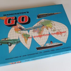 Vintage GO International Travel Board Game by Waddingtons 1960's