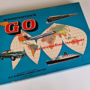 GO INTERNATIONAL TRAVEL 1960's Vintage Board Game by Waddington's