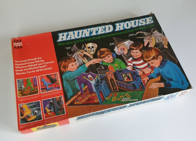 HAUNTED HOUSE Vintage Board Game Denys Fisher 1970s