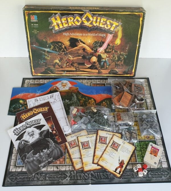 Vintage HEROQUEST Board Game 1989 MB Games