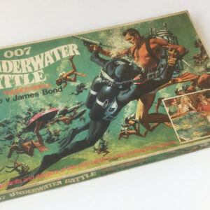 JAMES BOND '007 UNDERWATER BATTLE' Board Game Triang 1960's box