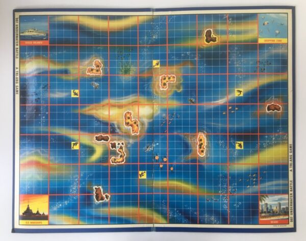 JAMES BOND '007 UNDERWATER BATTLE' Board Game Triang 1960's board