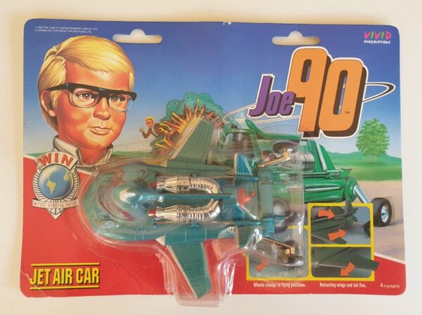 JOE 90 Jet Air Car Diecast Model - Vivid Imaginations 1994