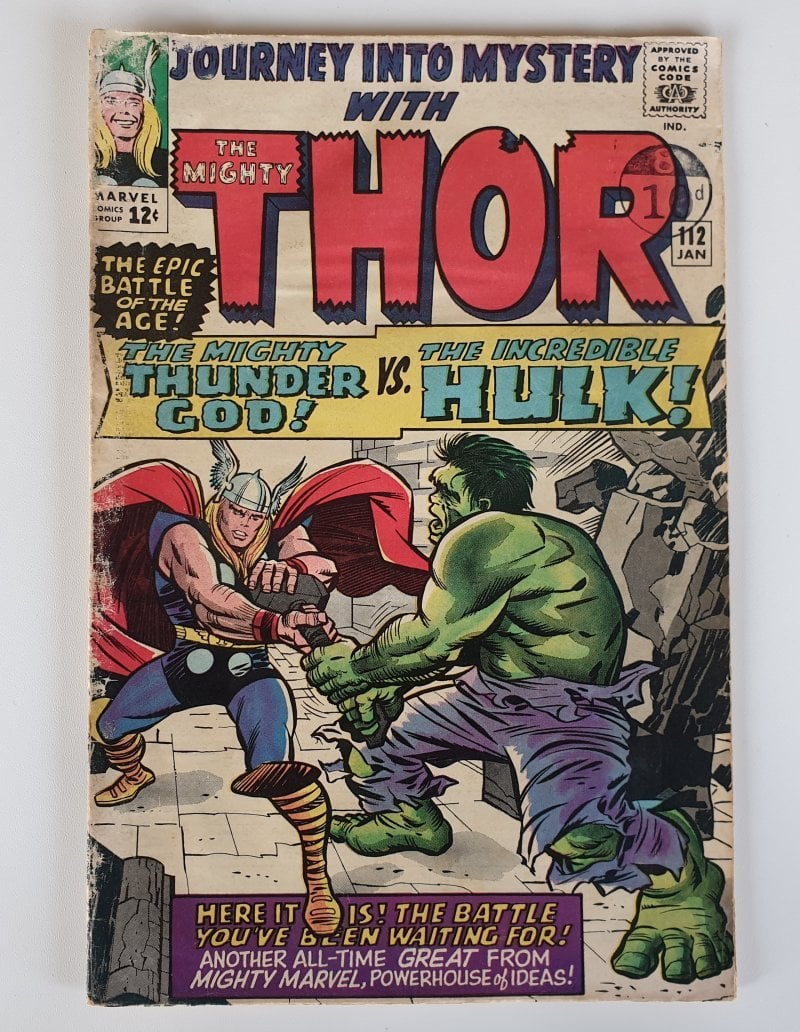 Journey Into Mystery The Mighty Thor #112 Vintage Marvel Comic 1965