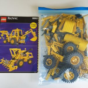 Vintage Lego Technic 8862 Backhoe Grader (JCB Digger) 1980's