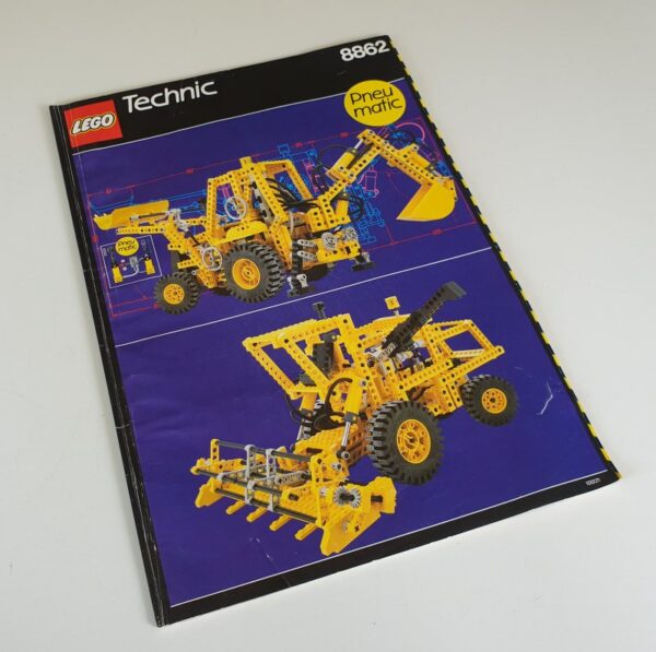Vintage Lego Technic 8862 Backhoe Grader (JCB Digger) 1980's