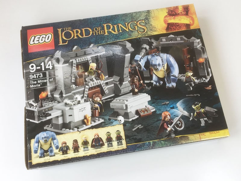 Lego LORD OF THE RINGS THE MINES OF MORIA 9473 box