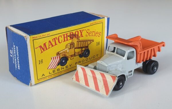 Matchbox 16 SCAMMELL 'MOUNTAINEER' SNOWPLOUGH Vintage Diecast Model 1960s