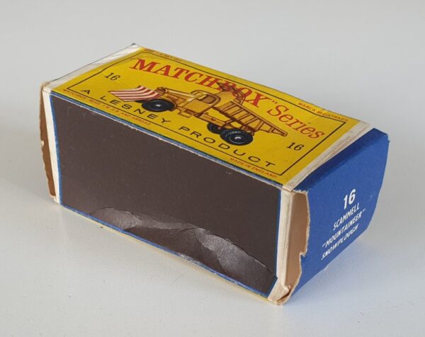 Matchbox 16 SCAMMELL 'MOUNTAINEER' SNOWPLOUGH Vintage Diecast Model 1960s