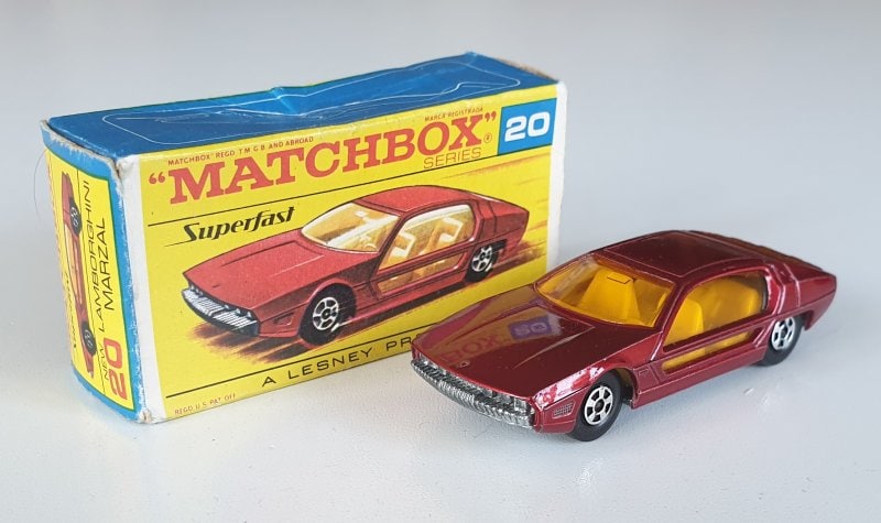 Vintage Matchbox Superfast 20 LAMBORGHINI MARZAL Diecast Model