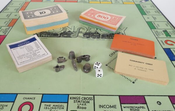 Vintage 1930's Monopoly Board Game W