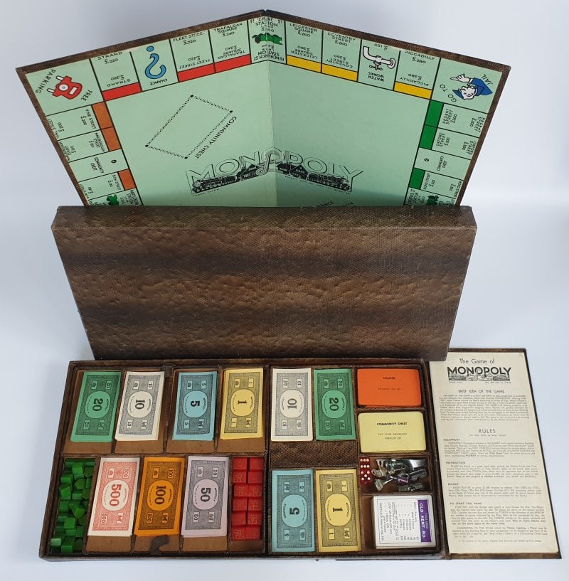 Vintage Monopoly Deluxe Presentation Set 1930s