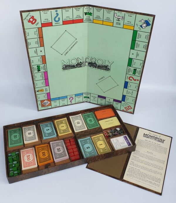 Vintage Monopoly Deluxe Presentation Set 1930s