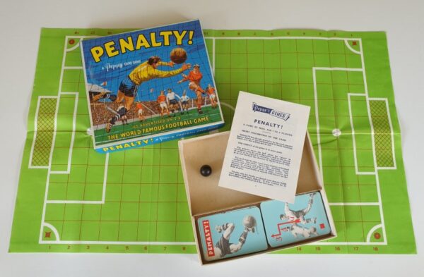 Vintage PENALTY Football Card Board Game (Pepys)