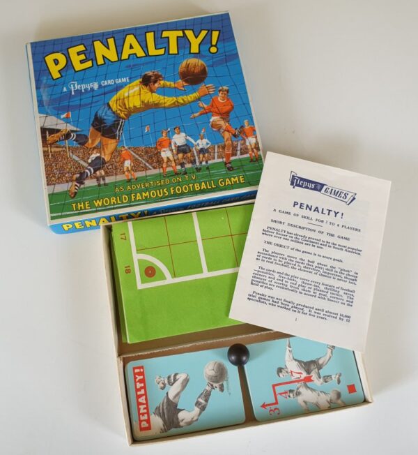Vintage PENALTY Football Card Board Game (Pepys)