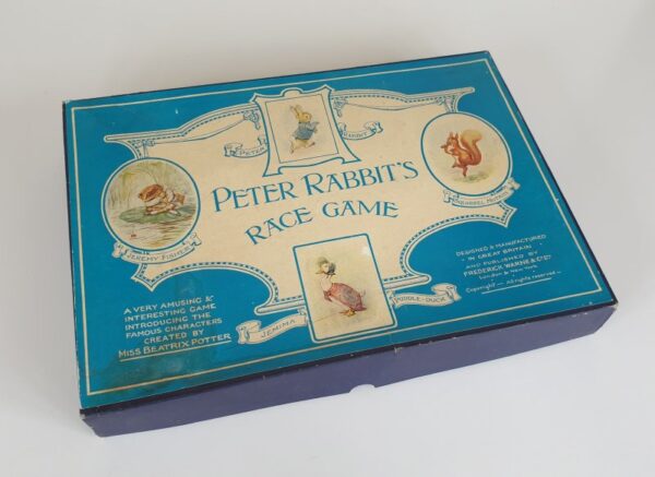 Vintage PETER RABBIT'S RACE GAME Board Game 1930's by Frederick Warne