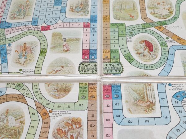 Vintage PETER RABBIT'S RACE GAME Board Game 1930's by Frederick Warne