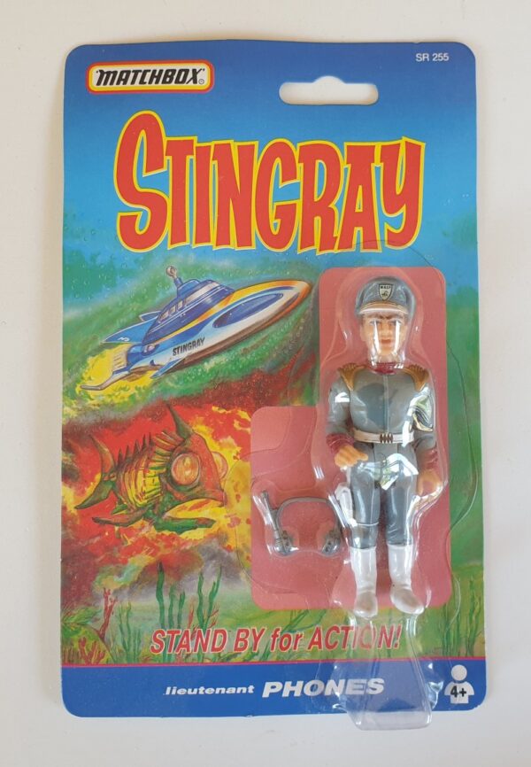 LIEUTENANT PHONES Vintage Stingray Action Figure - Matchbox 1992