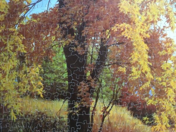 'Rhapsody of Fall' Victory Gold Box Jigsaw Puzzle detail