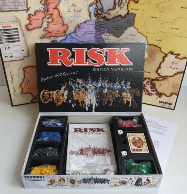 RISK EDITION NAPOLEON Vintage Board Game Tilsit 1999
