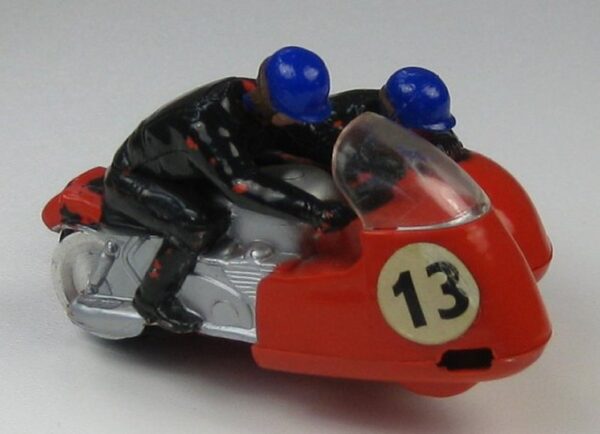 Vintage Scalextric B1 Typhoon Motorcycle and Sidecar
