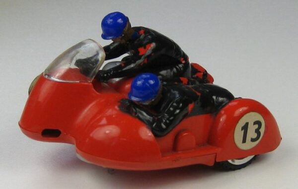 Vintage Scalextric B1 Typhoon Motorcycle and Sidecar