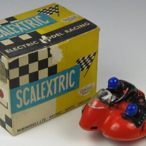 Vintage Scalextric B1 Typhoon Motorcycle and Sidecar