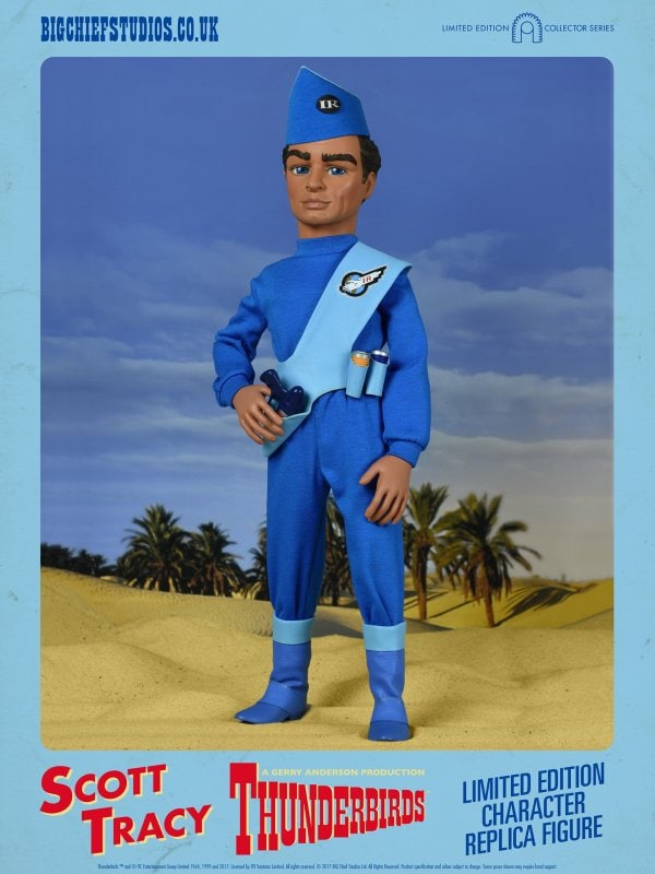 SCOTT TRACY Thunderbirds Collectable Figure by Big Chief Studios