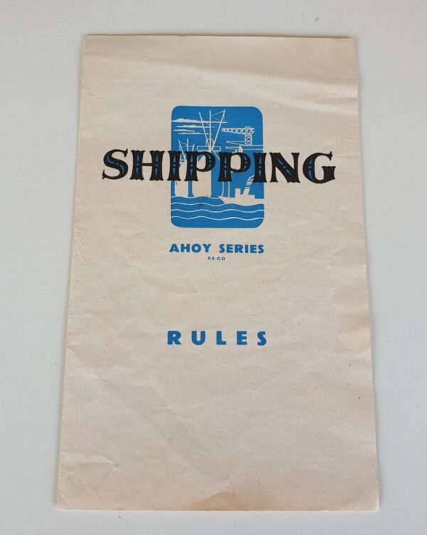 SHIPPING Vintage Board Game Ahoy Series 1940's