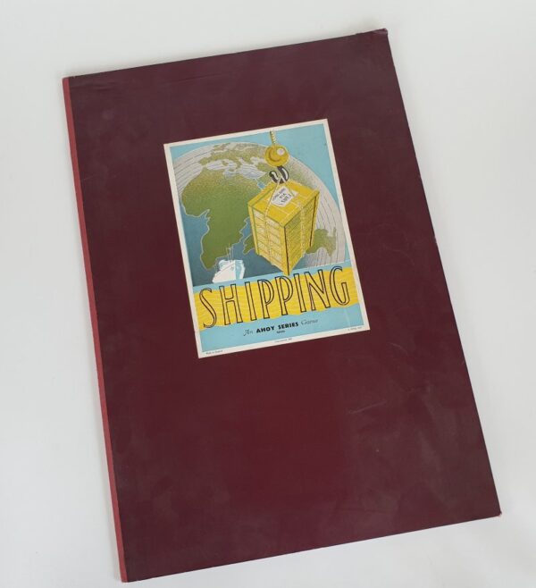 SHIPPING Vintage Board Game Ahoy Series 1940's