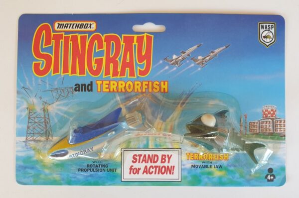 STINGRAY AND TERRORFISH Vintage Diecast Models - Matchbox 1992