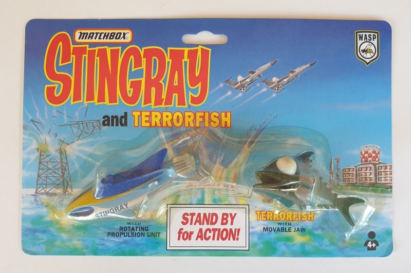 STINGRAY AND TERRORFISH Vintage Diecast Models - Matchbox 1992