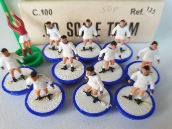 Vintage Subbuteo HW Team 135 Preston Leicester Stockport 1970s