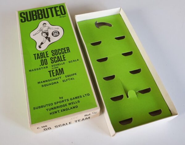 Vintage Subbuteo HW Team 135 Preston Leicester Stockport 1970s