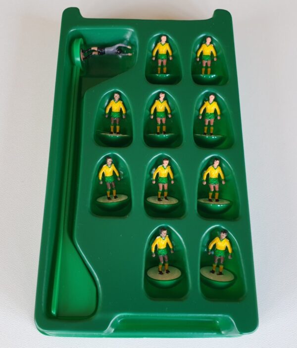 Vintage Subbuteo LW Team 772 Norwich City 1990's