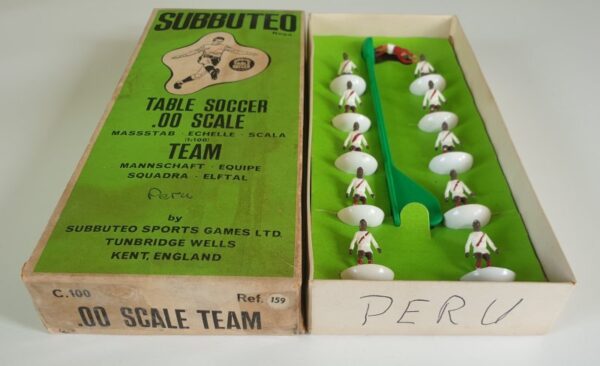 Vintage Subbuteo HW Team 159 Peru 1970's