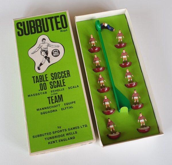 Vintage Subbuteo HW Team 27 Hearts York Stenhousemuir Arbroath 1970s