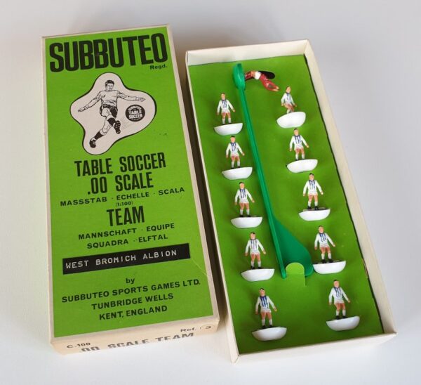 Vintage Subbuteo Team HW 3 West Bromwich Albion 1970's