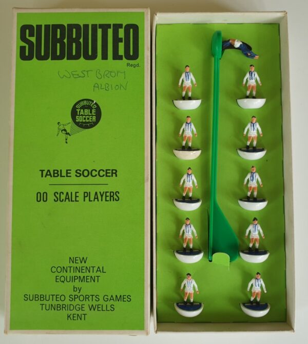 Vintage Subbuteo Team HW 3 West Bromwich Albion 1970's