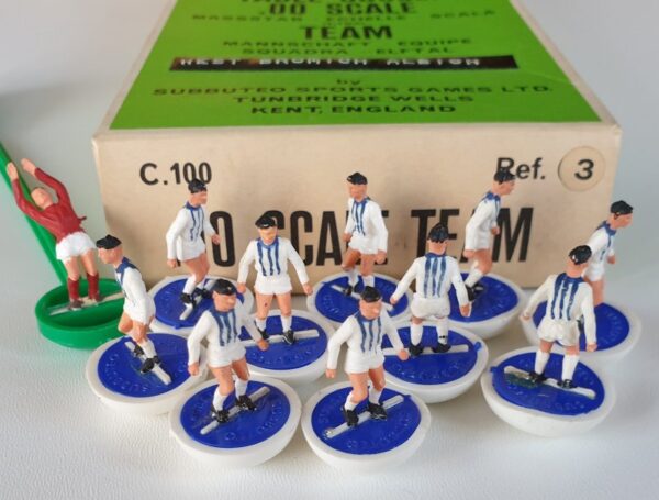 Vintage Subbuteo Team HW 3 West Bromwich Albion 1970's