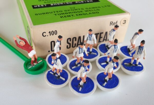 Vintage Subbuteo Team HW 3 West Bromwich Albion 1970's