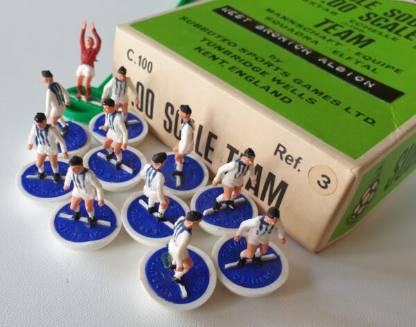 Vintage Subbuteo Team HW 3 West Bromwich Albion 1970's