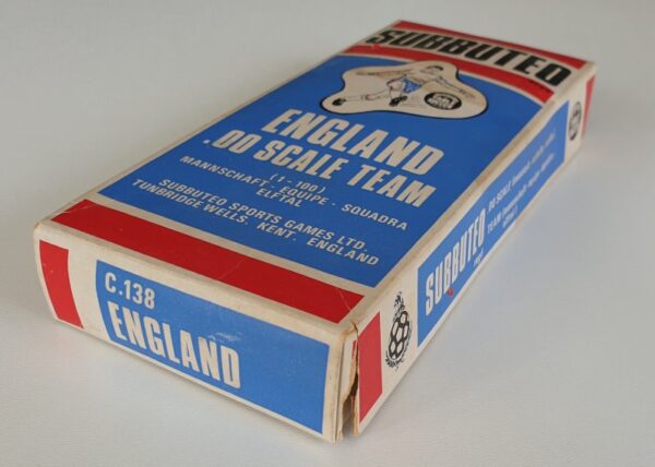 Vintage Subbuteo HW Team 317 England 1970's