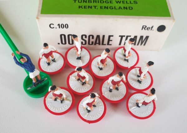 Vintage Subbuteo Team HW 39 Walsall Poland 1970's