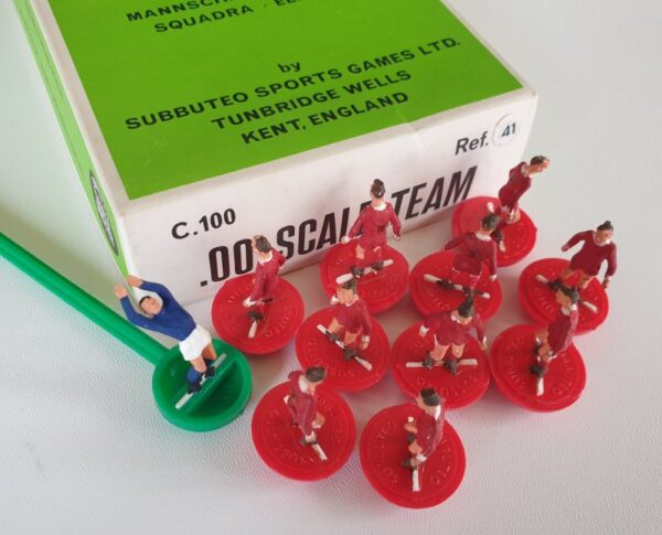 Vintage Subbuteo HW Team 41 Liverpool 1970's