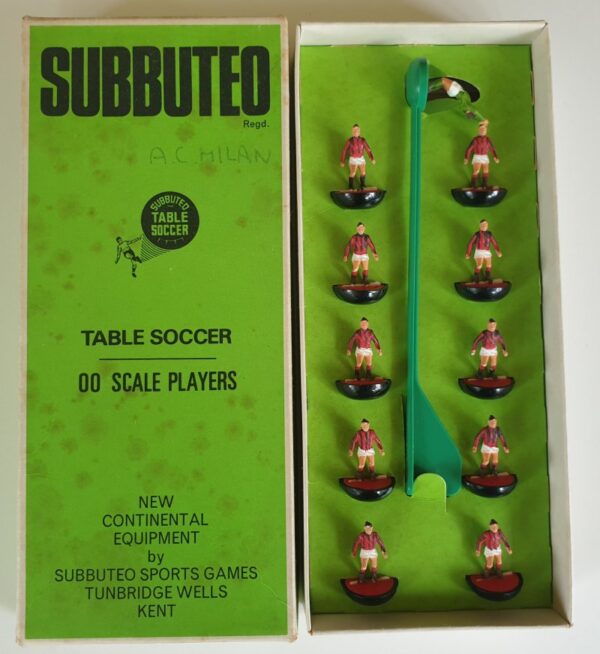 Vintage Subbuteo HW Team 57 A.C. Milan 1970's