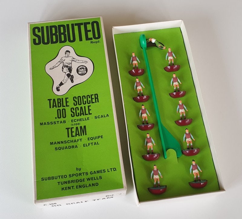 Vintage Subbuteo HW team 7 West Ham 1970's